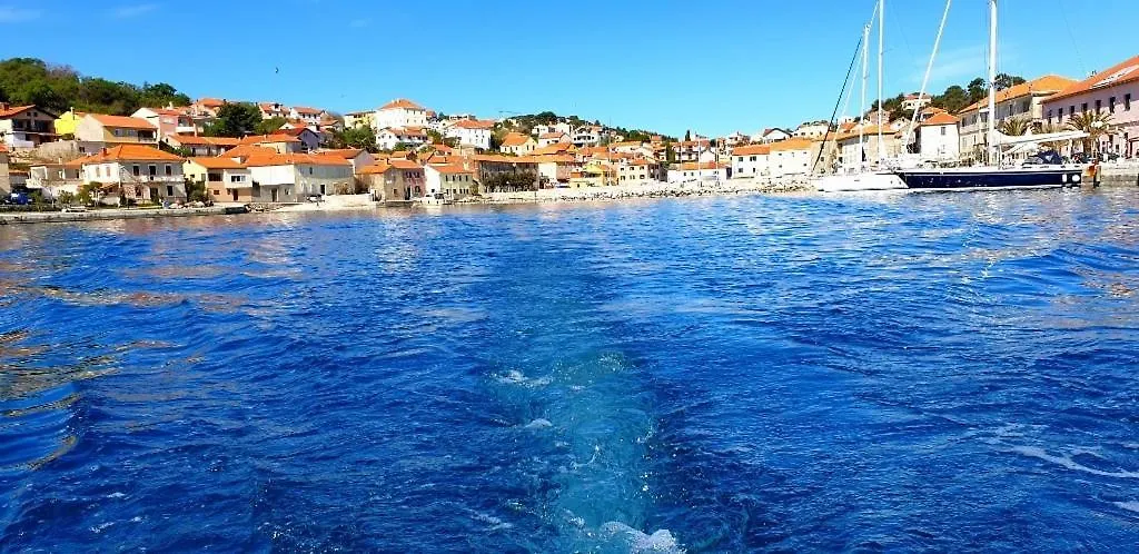 Apartment In Sali With Sea View, Balcony, Air Conditioning, Wi-Fi 0*,